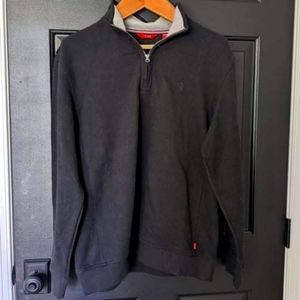 Izod Half-Zip Jersey Sweater, NWT- Size M
